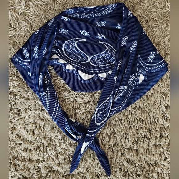 Zara pleated scarf - Picture 2 of 6